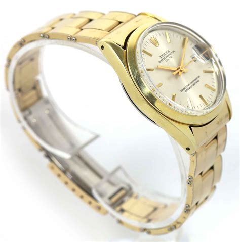 rolex 1550 gold plated